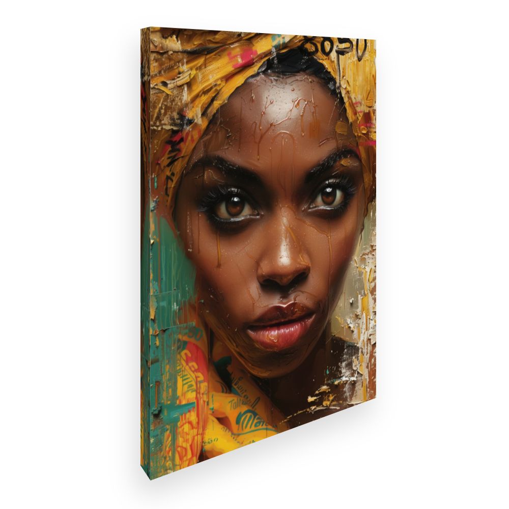 Toile Regard intense