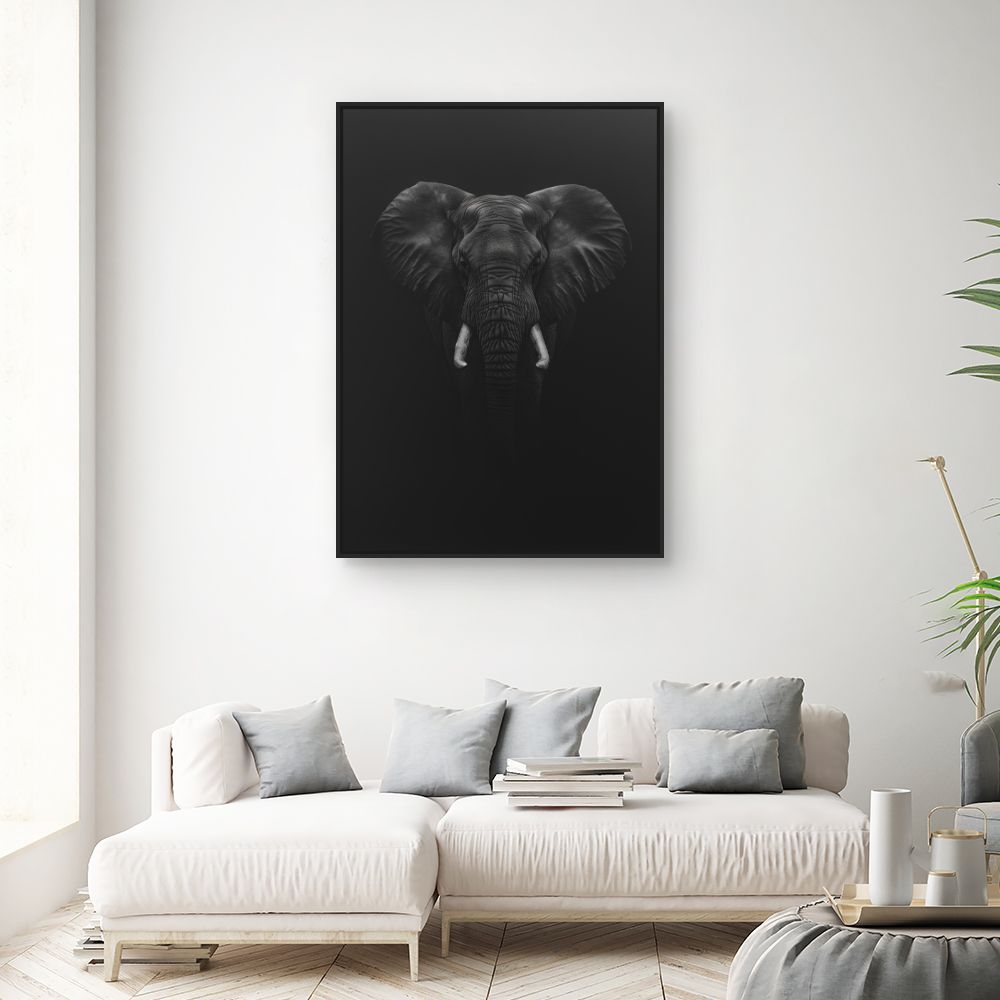 Tableau Éléphant majestueux