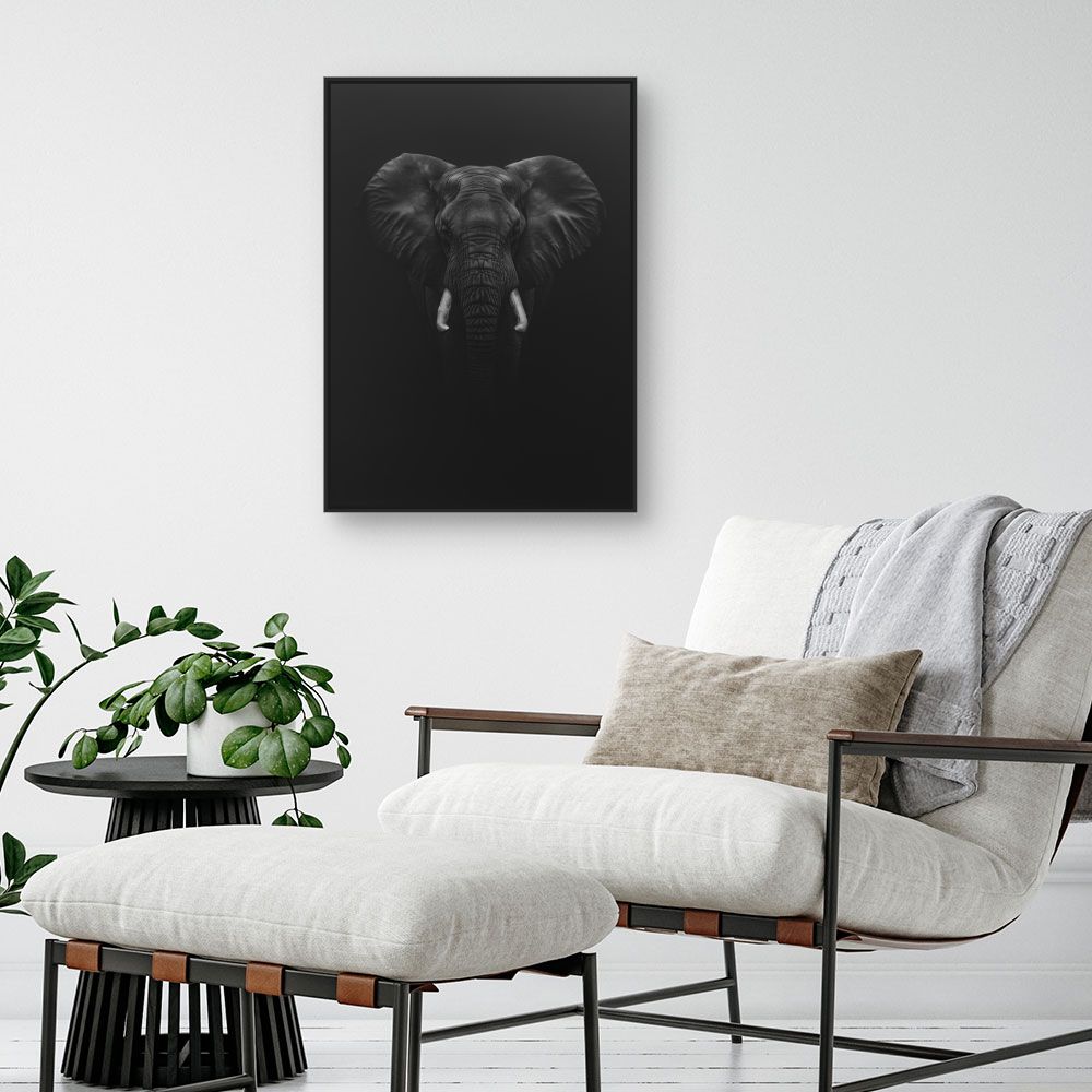 Tableau Éléphant majestueux