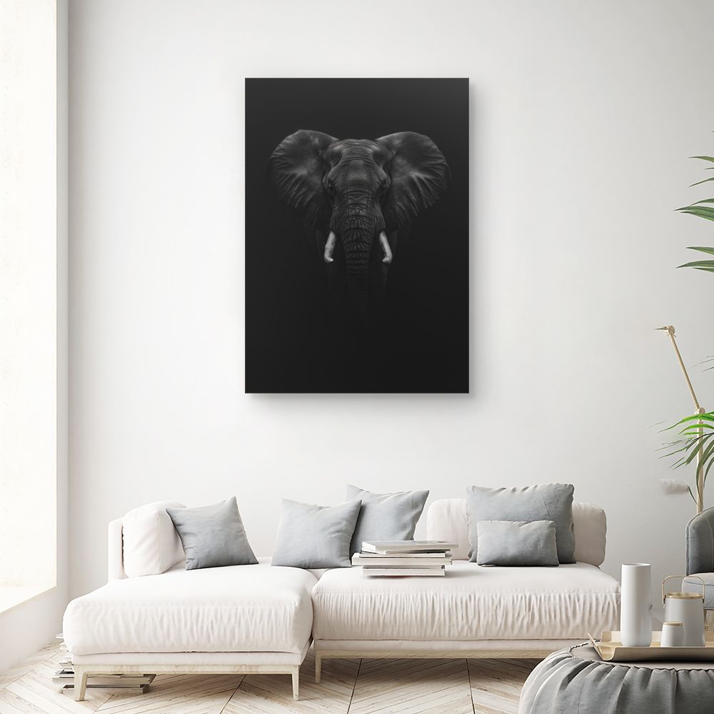 Tableau Éléphant majestueux