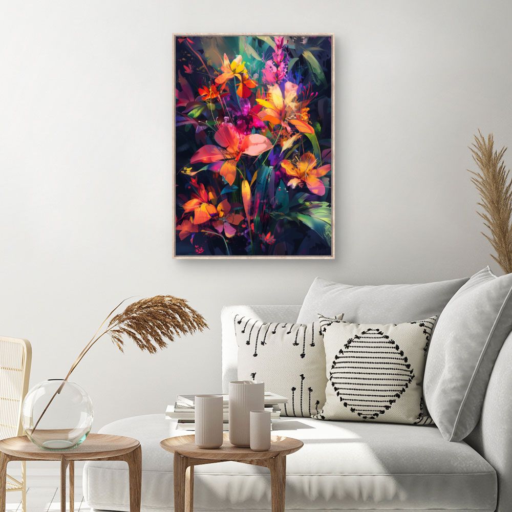 Tableau Explosion florale