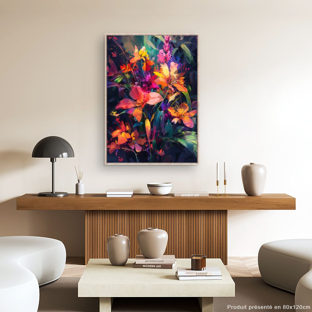 Tableau Explosion florale
