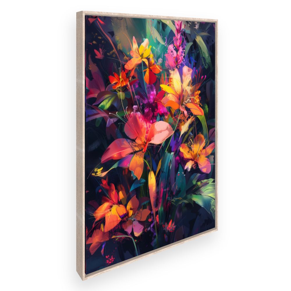 Toile Explosion florale