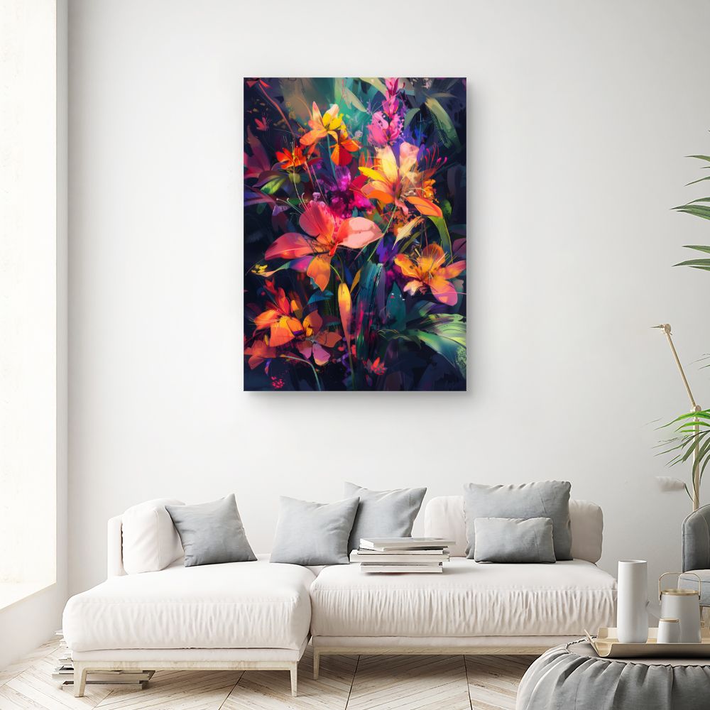 Tableau Explosion florale