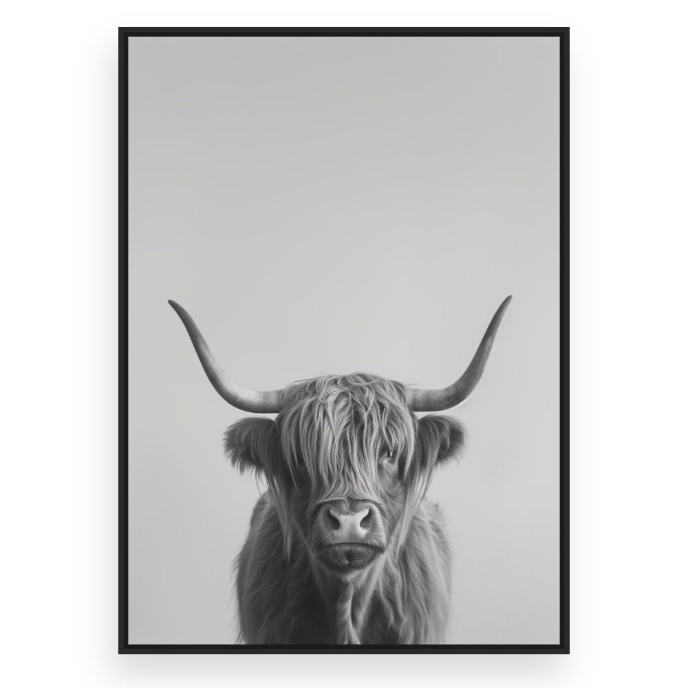 Toile Tendre Highland – toile cadre noir (slide 3)