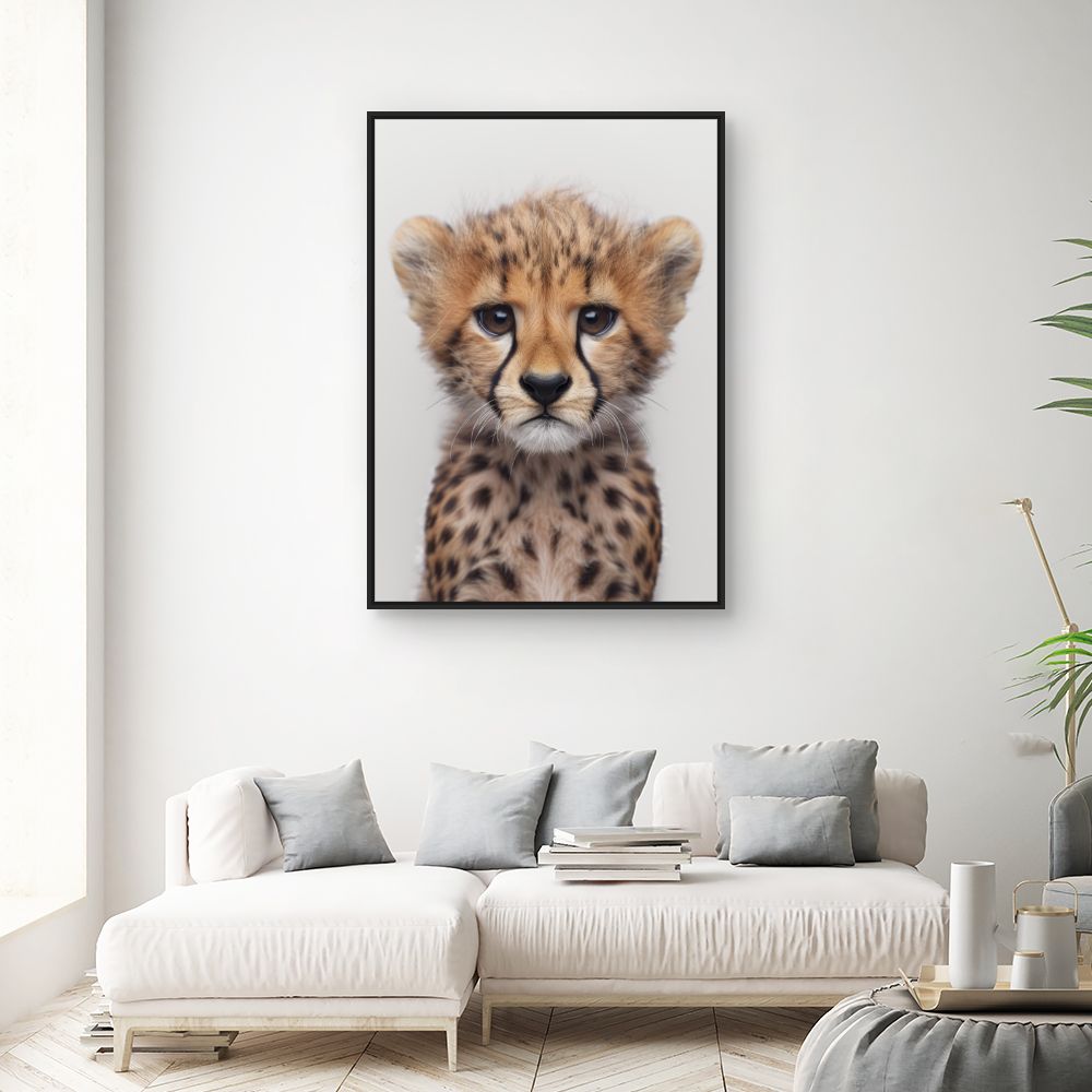 Toile "Adorable bébé guépard"