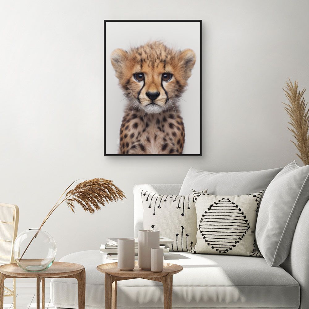 Toile "Adorable bébé guépard"