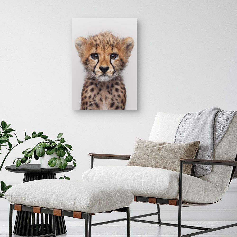 Toile "Adorable bébé guépard"