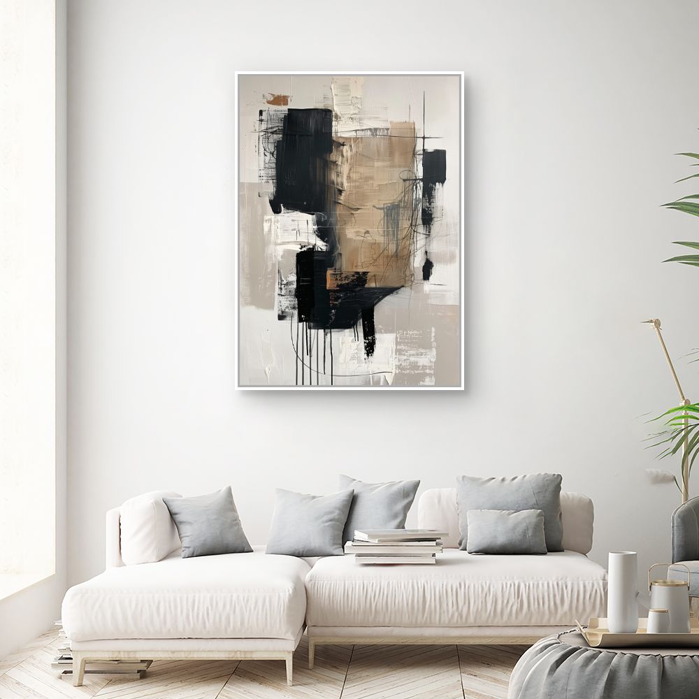 Toile "Énigme artistique moderne"