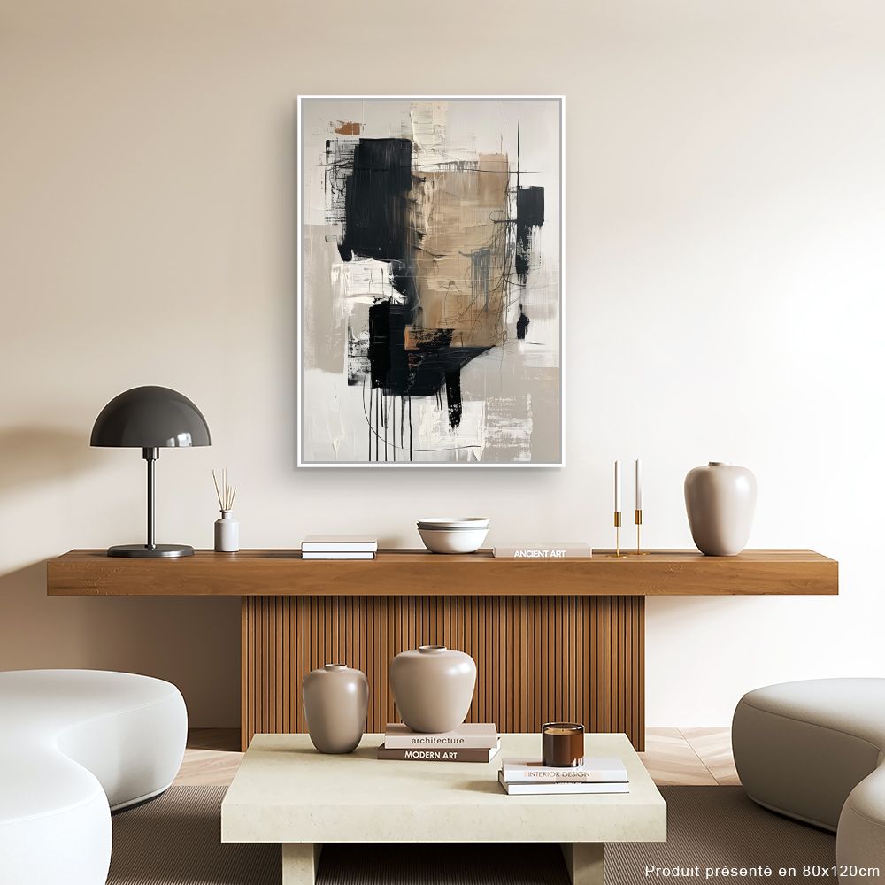 Toile "Énigme artistique moderne"
