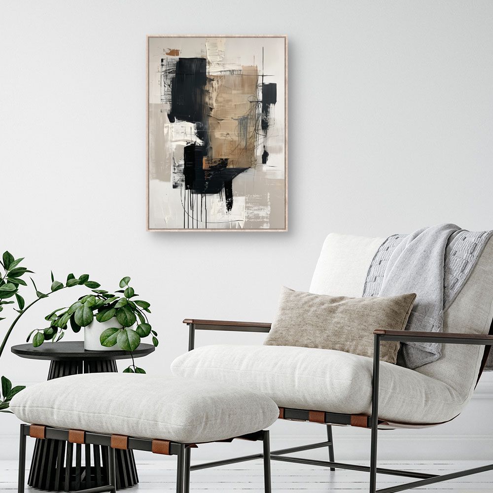Toile "Énigme artistique moderne"