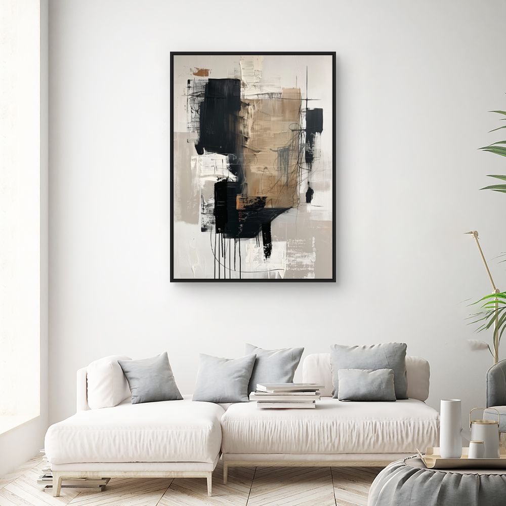 Toile "Énigme artistique moderne"