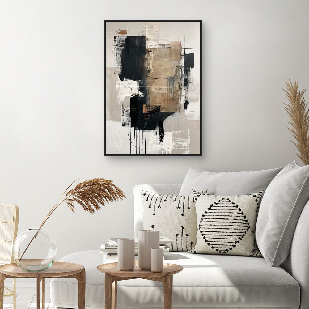 Toile "Énigme artistique moderne"