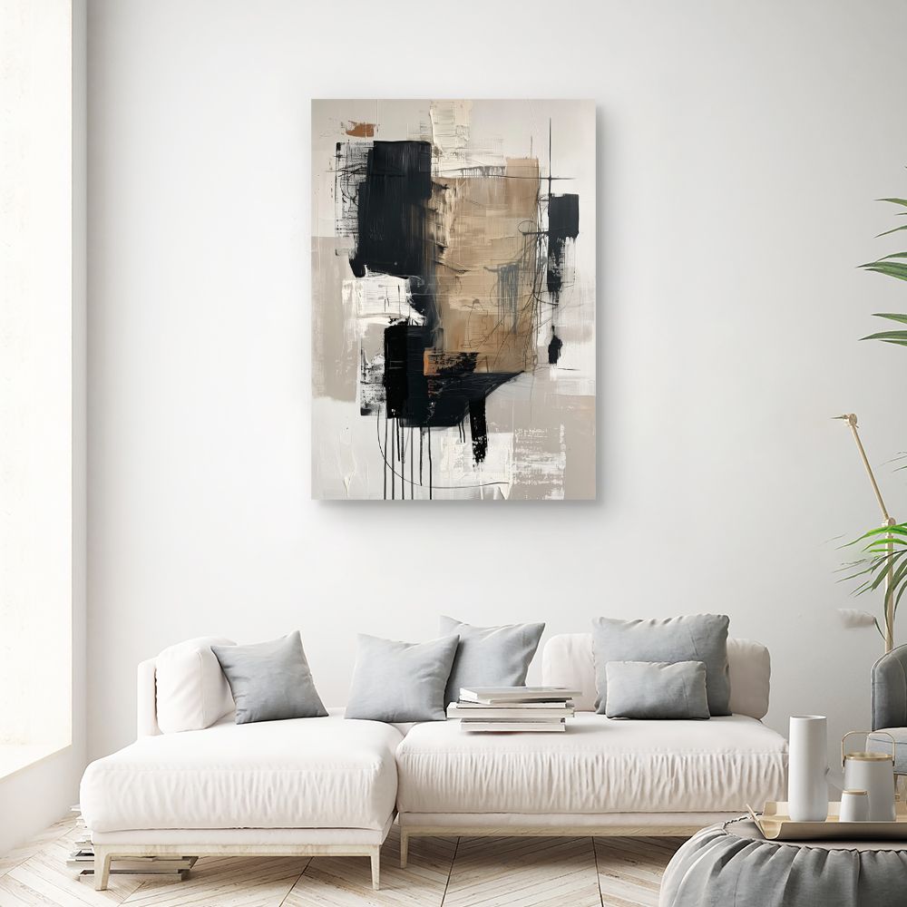 Toile "Énigme artistique moderne"