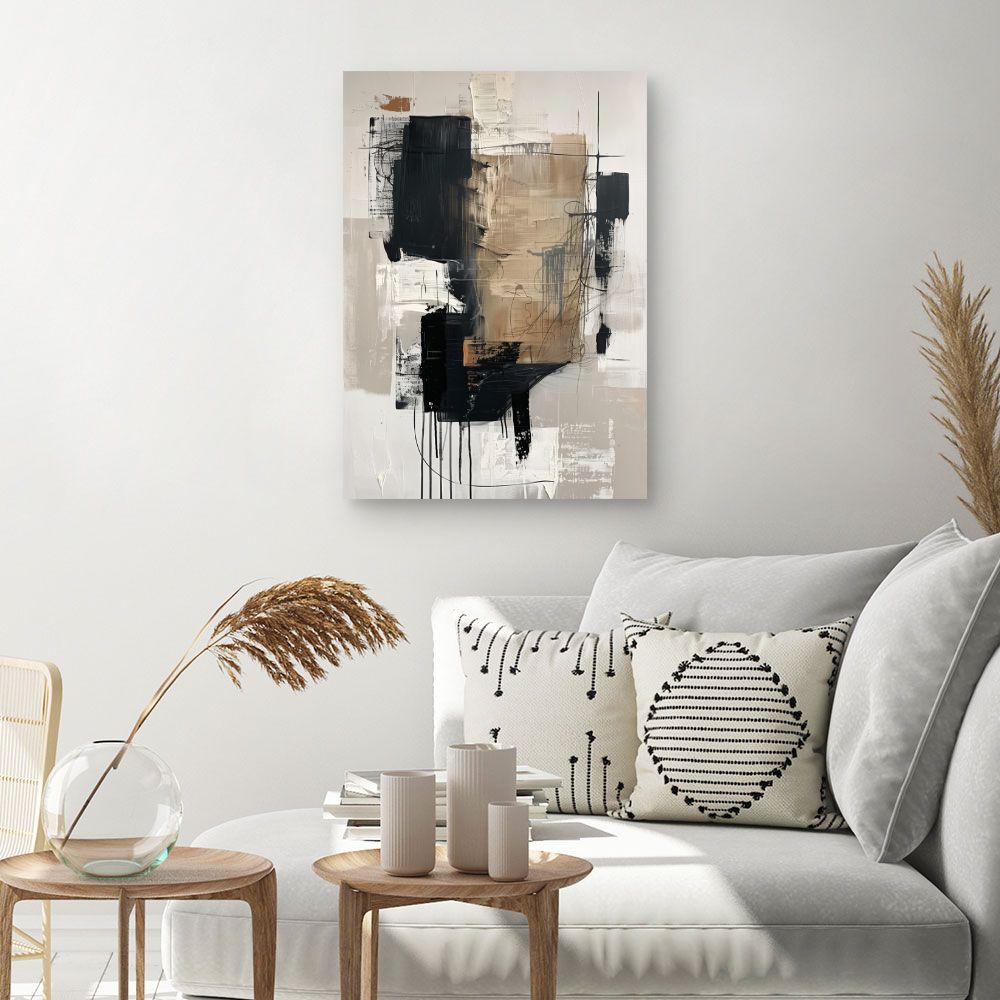 Toile "Énigme artistique moderne"
