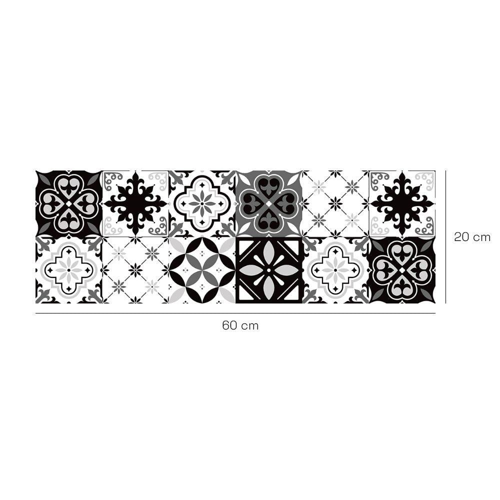 Crédence en aluminium n°24 / Motifs géométriques élégants