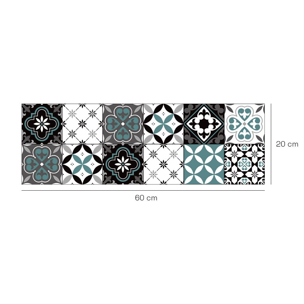 Crédence en aluminium n°23 / Motifs géométriques élégants
