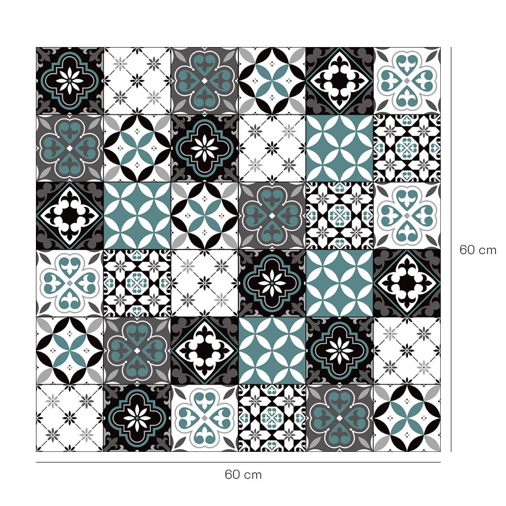 Crédence en aluminium n°23 / Motifs géométriques élégants