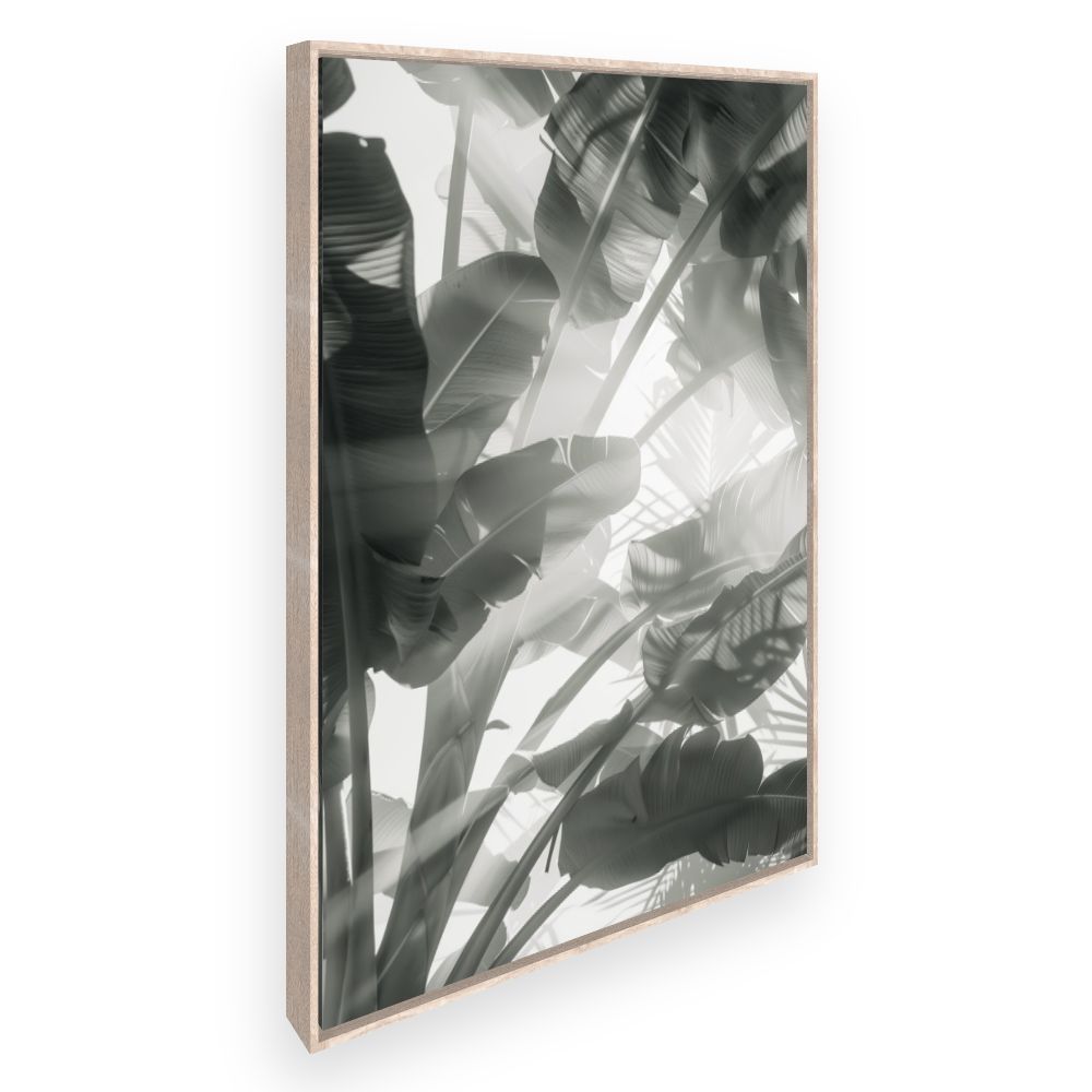 Toile Feuilles tropicales apaisantes