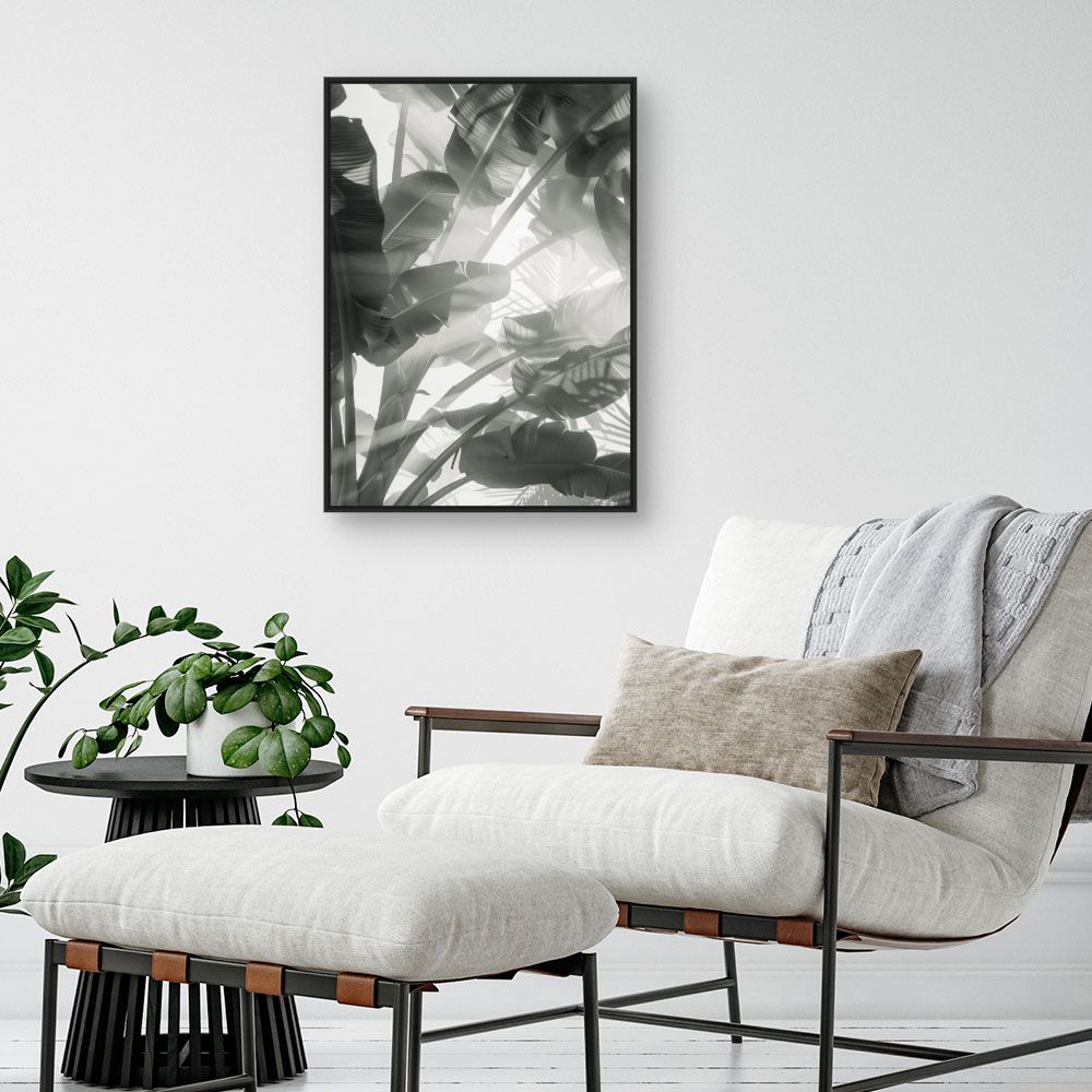 Tableau Feuilles tropicales apaisantes