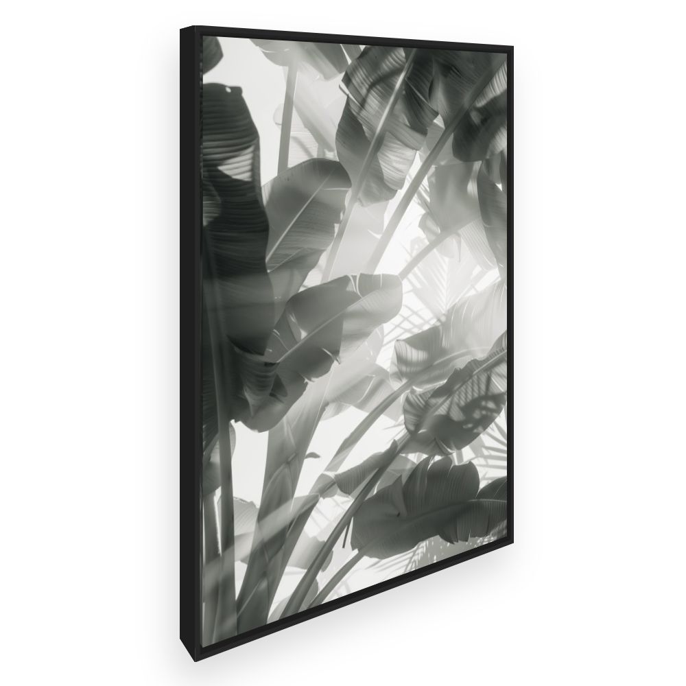 Toile Feuilles tropicales apaisantes