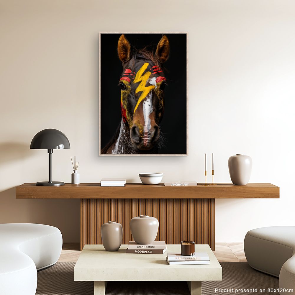Tableau Cheval éclatant