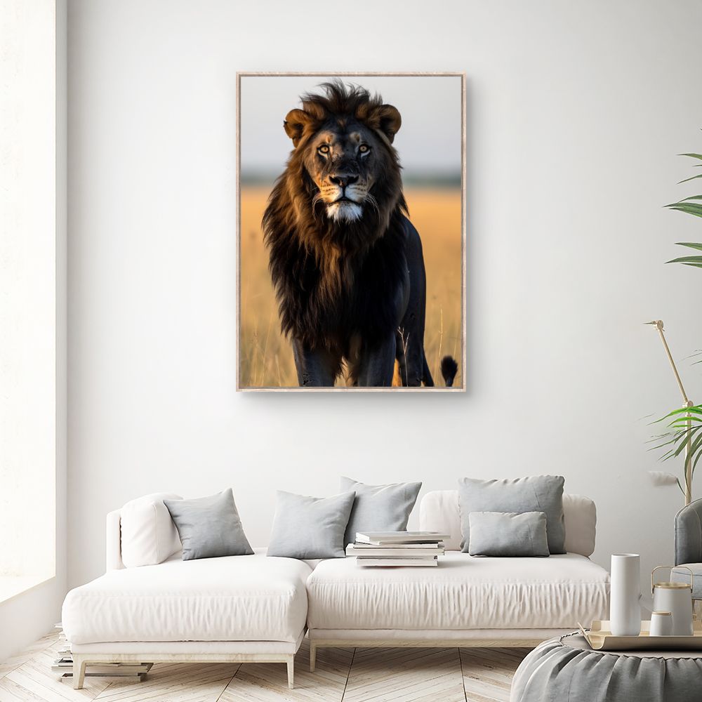 Tableau Lion majestueux