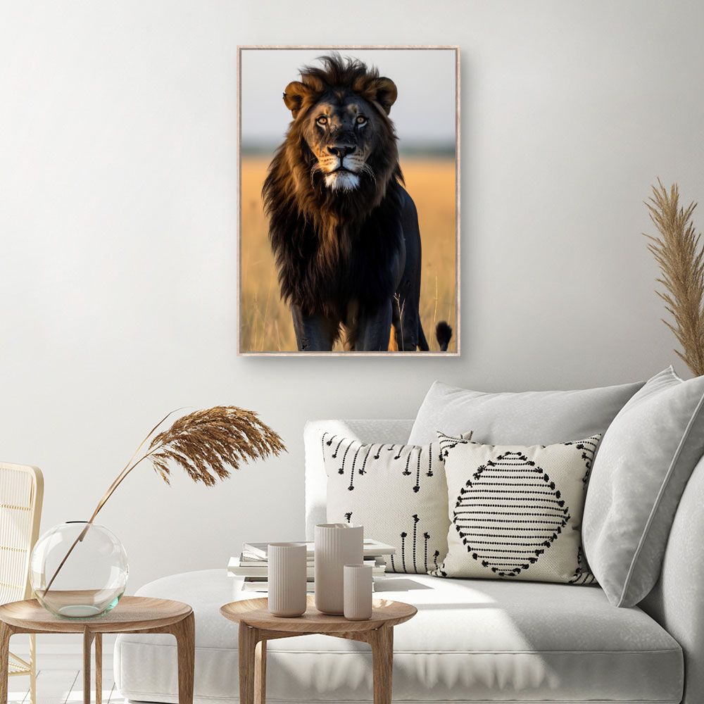 Tableau Lion majestueux