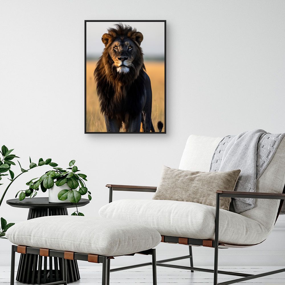 Tableau Lion majestueux