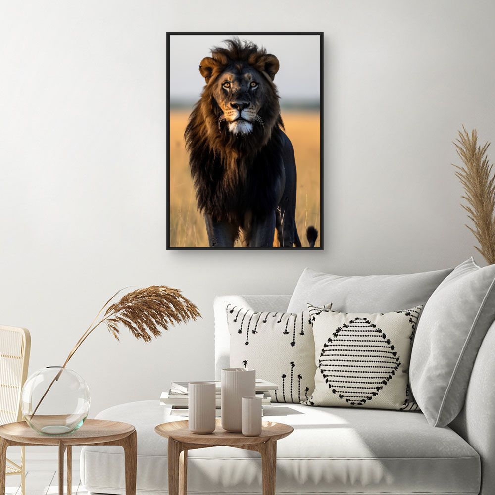 Tableau Lion majestueux