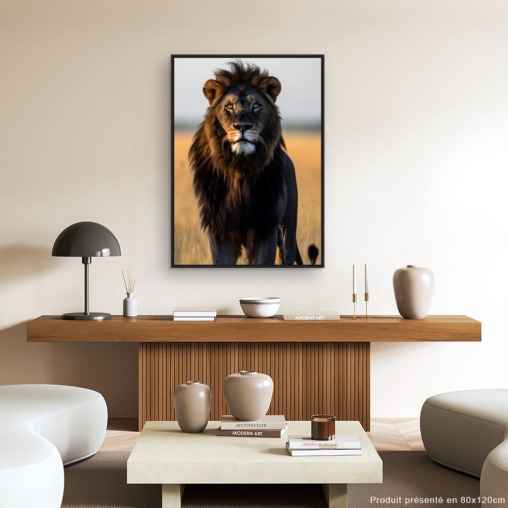 Tableau Lion majestueux
