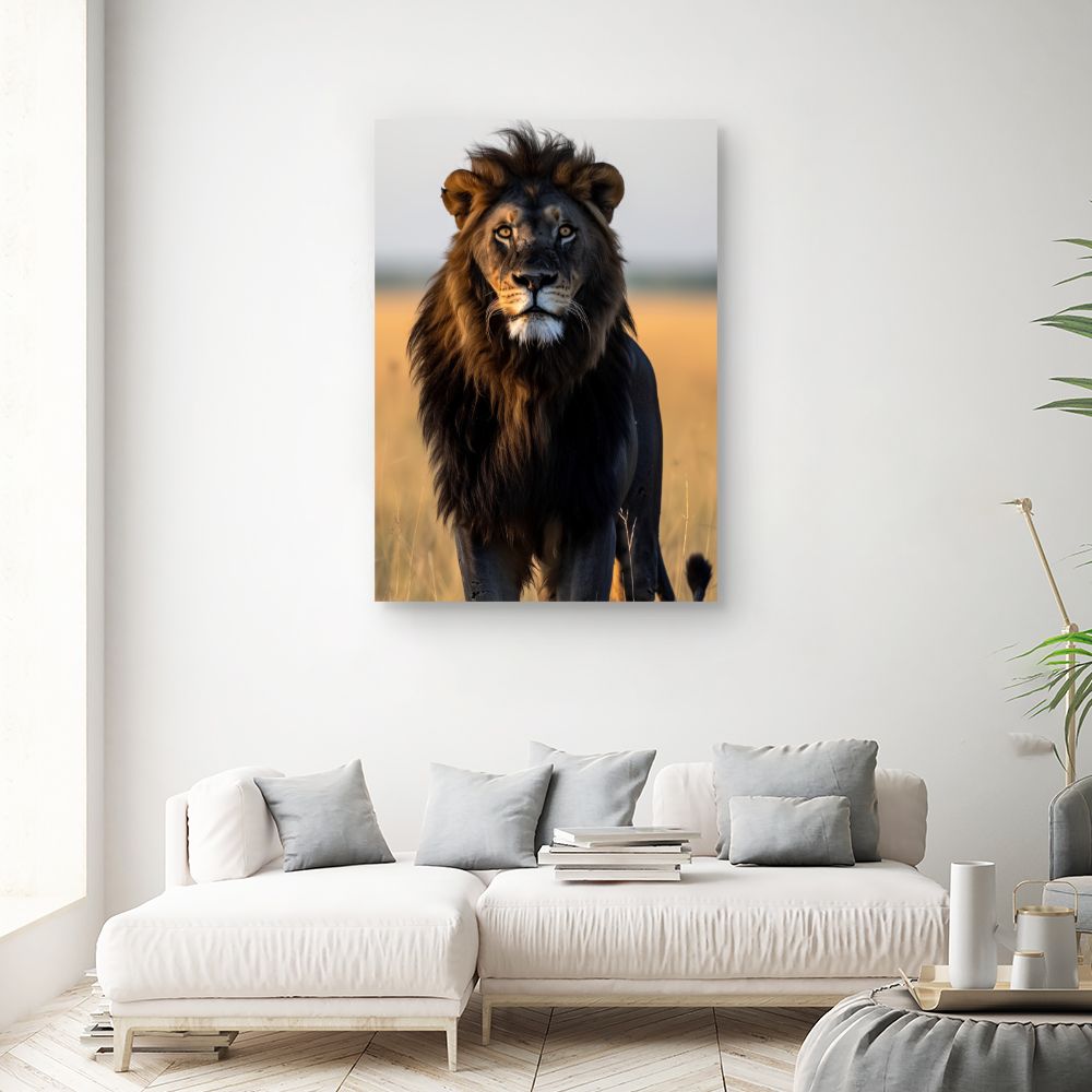Tableau Lion majestueux