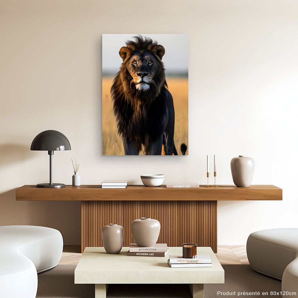 Tableau Lion majestueux