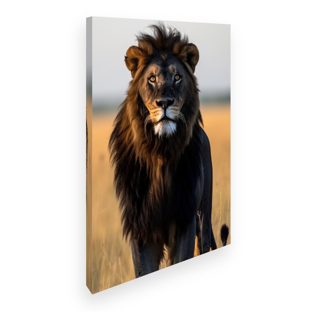 Toile Lion majestueux