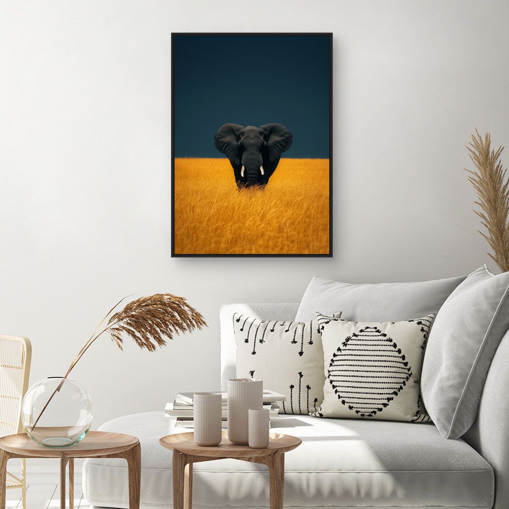 Tableau Éléphant majestueux