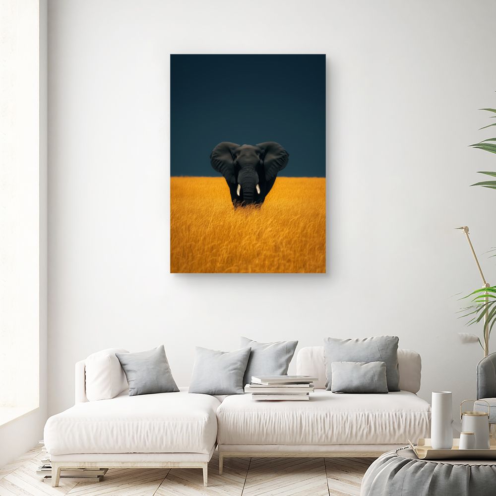 Tableau Éléphant majestueux