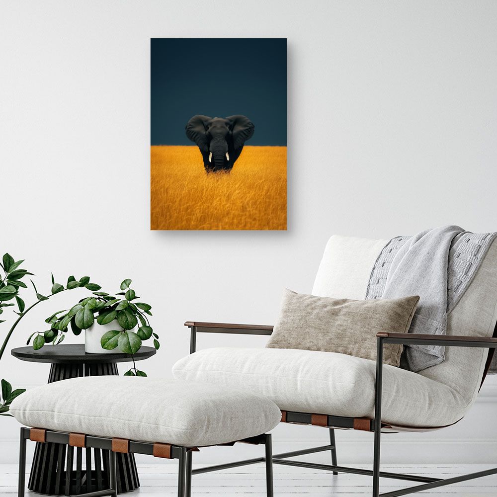Tableau Éléphant majestueux