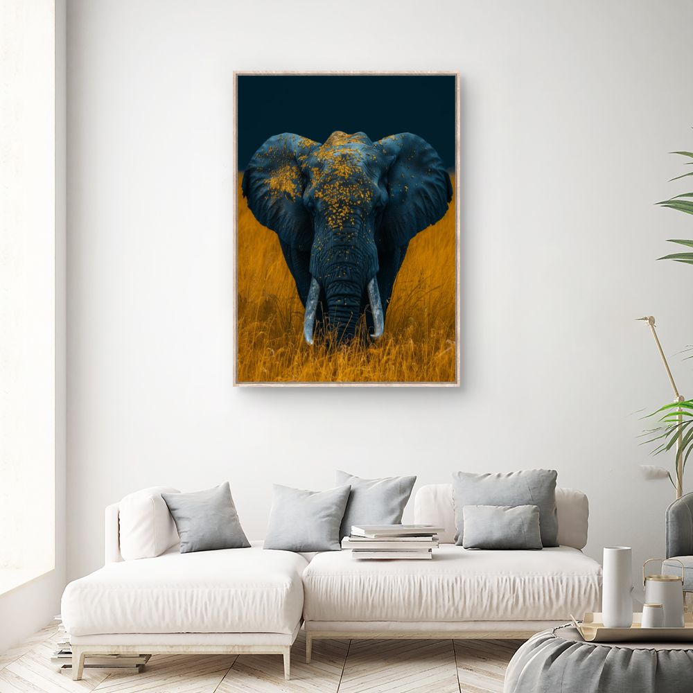 Tableau Éléphant majestueux