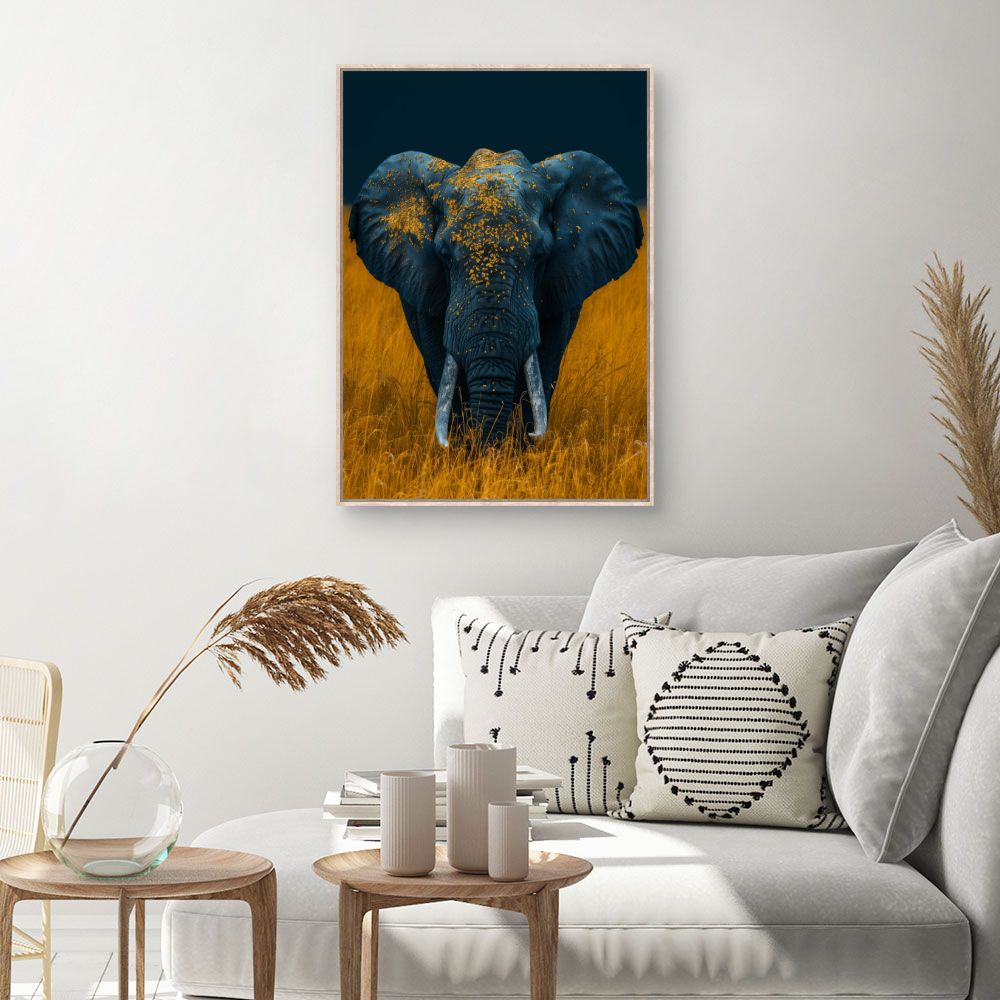 Tableau Éléphant majestueux