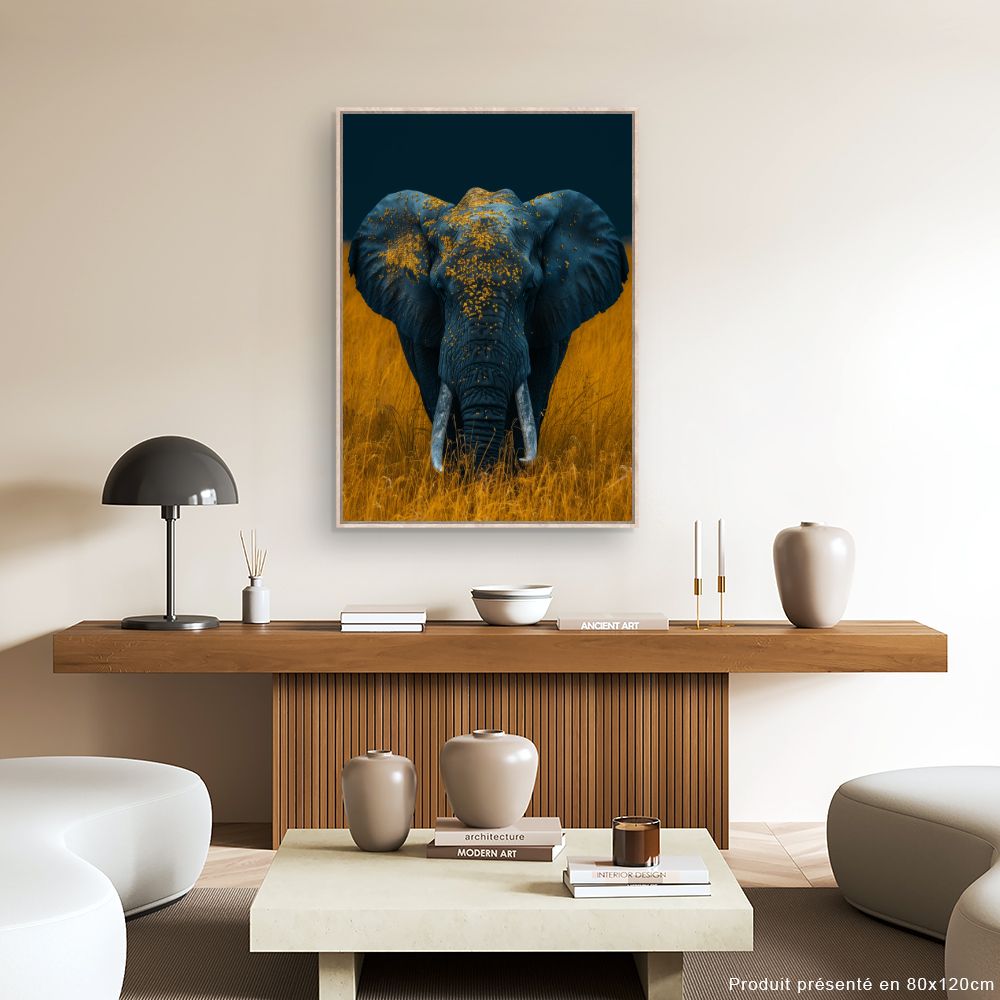 Tableau Éléphant majestueux