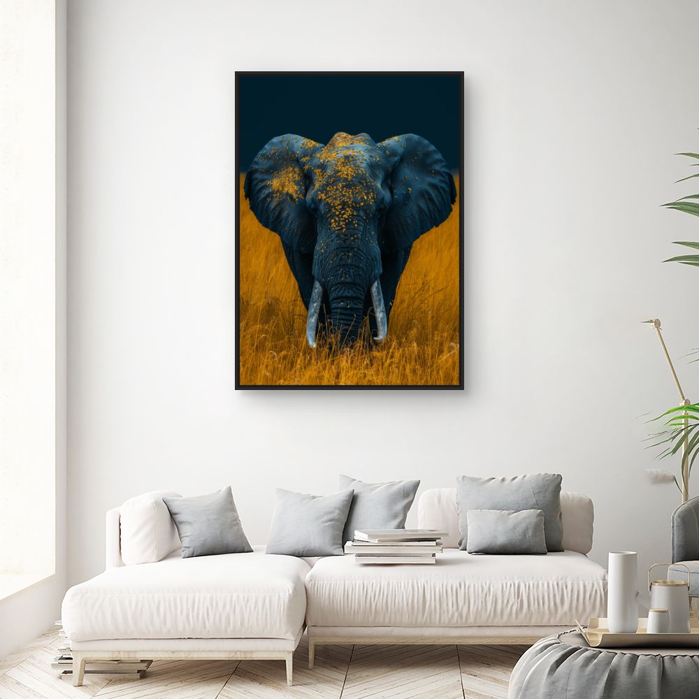 Tableau Éléphant majestueux