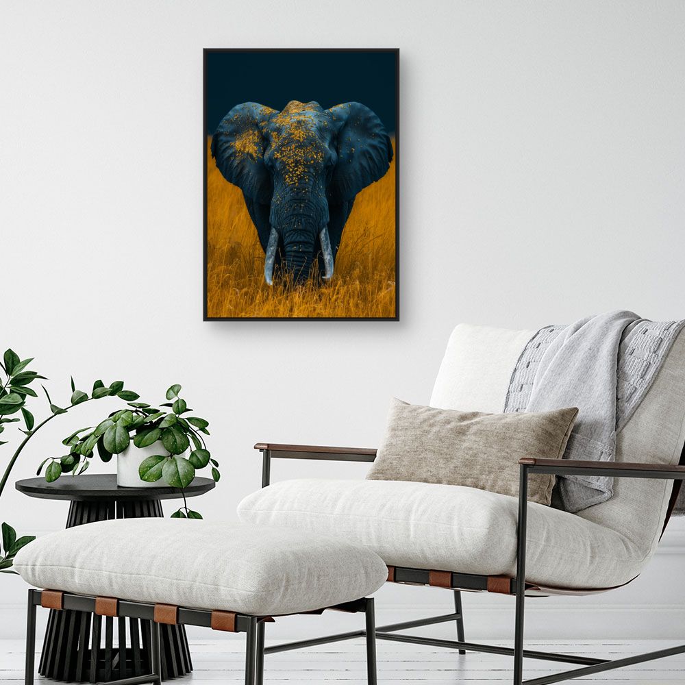 Tableau Éléphant majestueux
