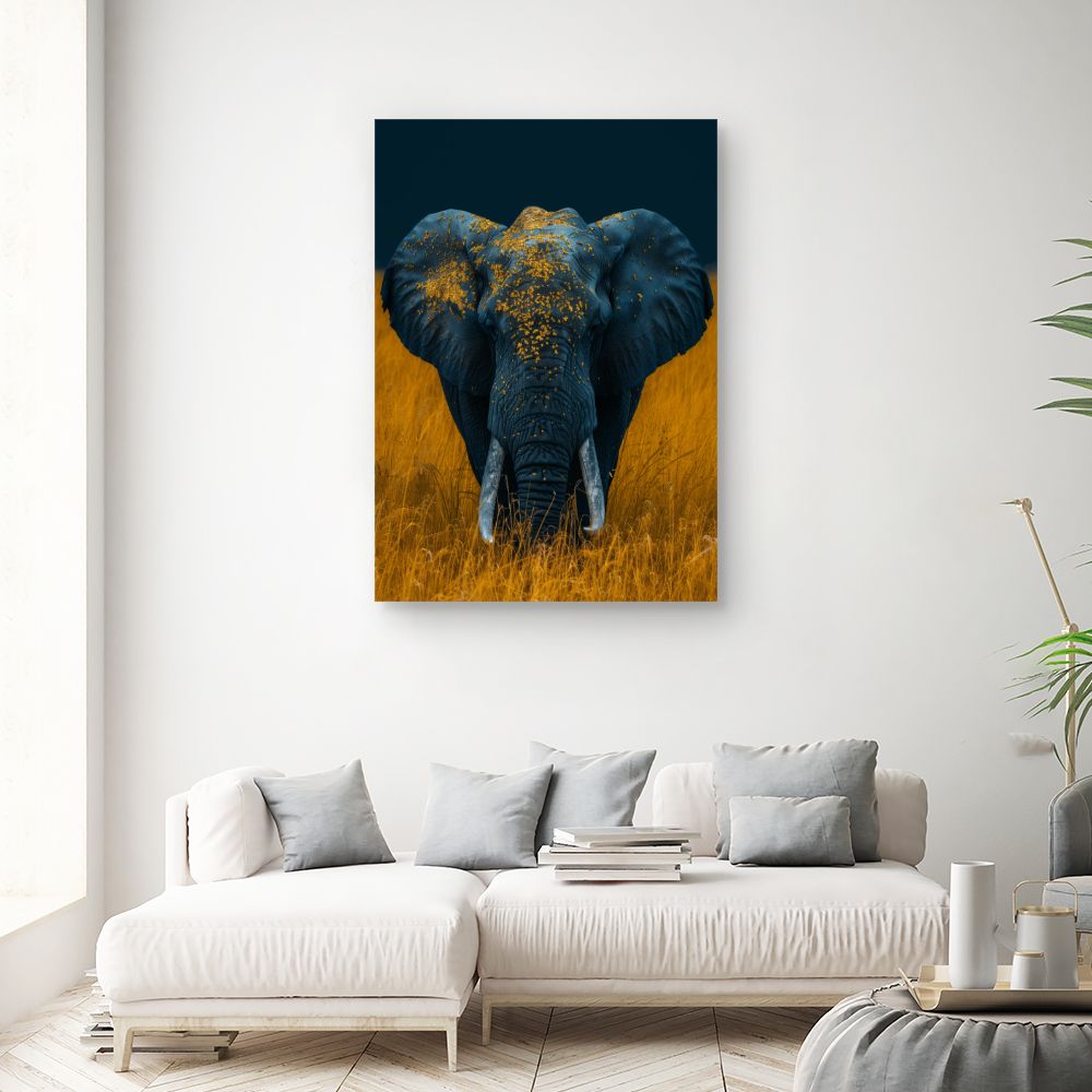 Tableau Éléphant majestueux