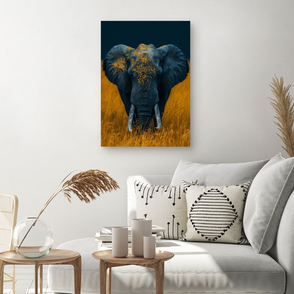 Tableau Éléphant majestueux