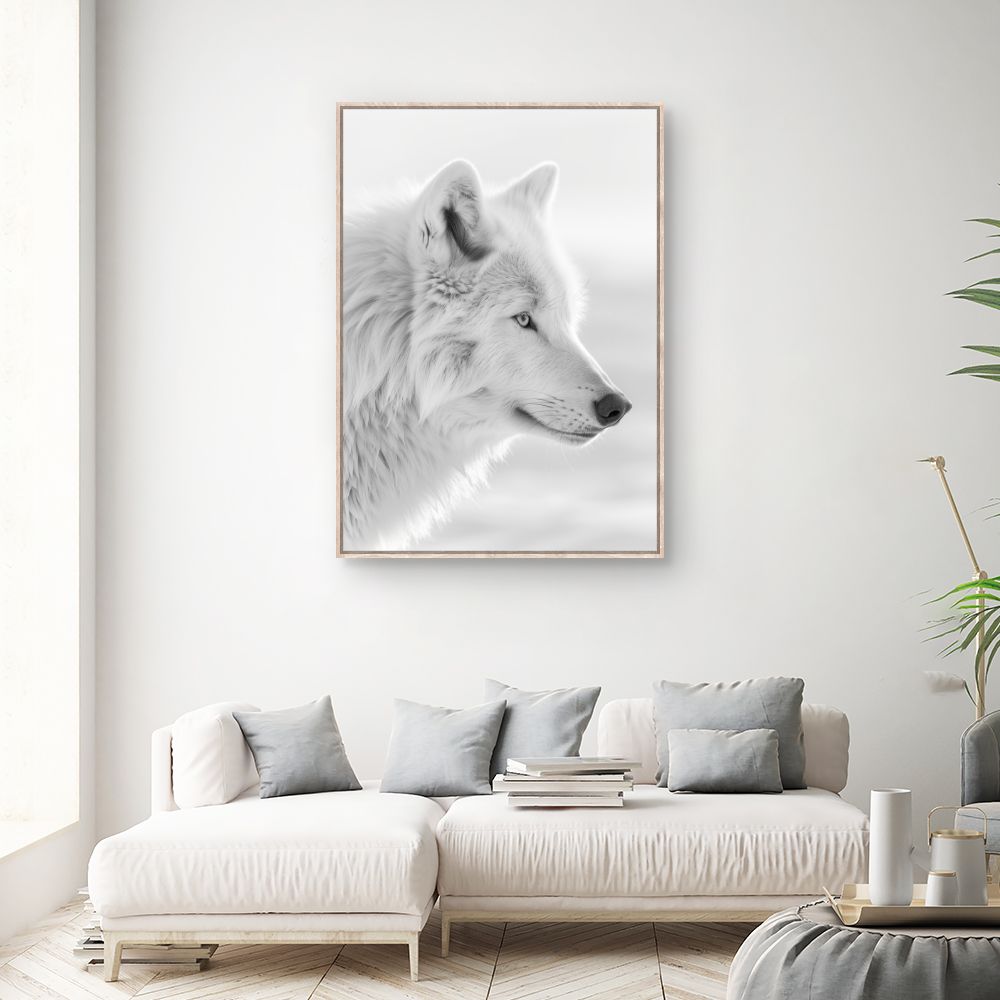 Tableau Loup majestueux