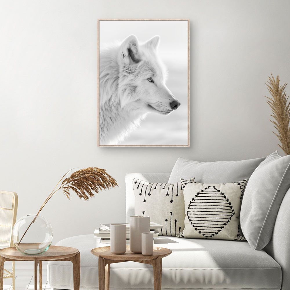 Tableau Loup majestueux