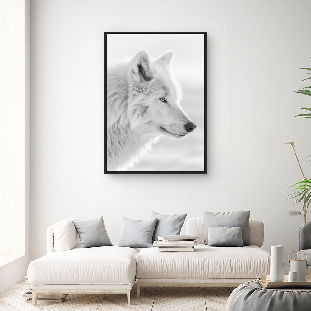 Tableau Loup majestueux