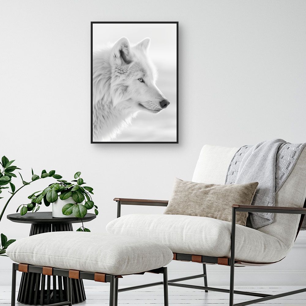 Tableau Loup majestueux