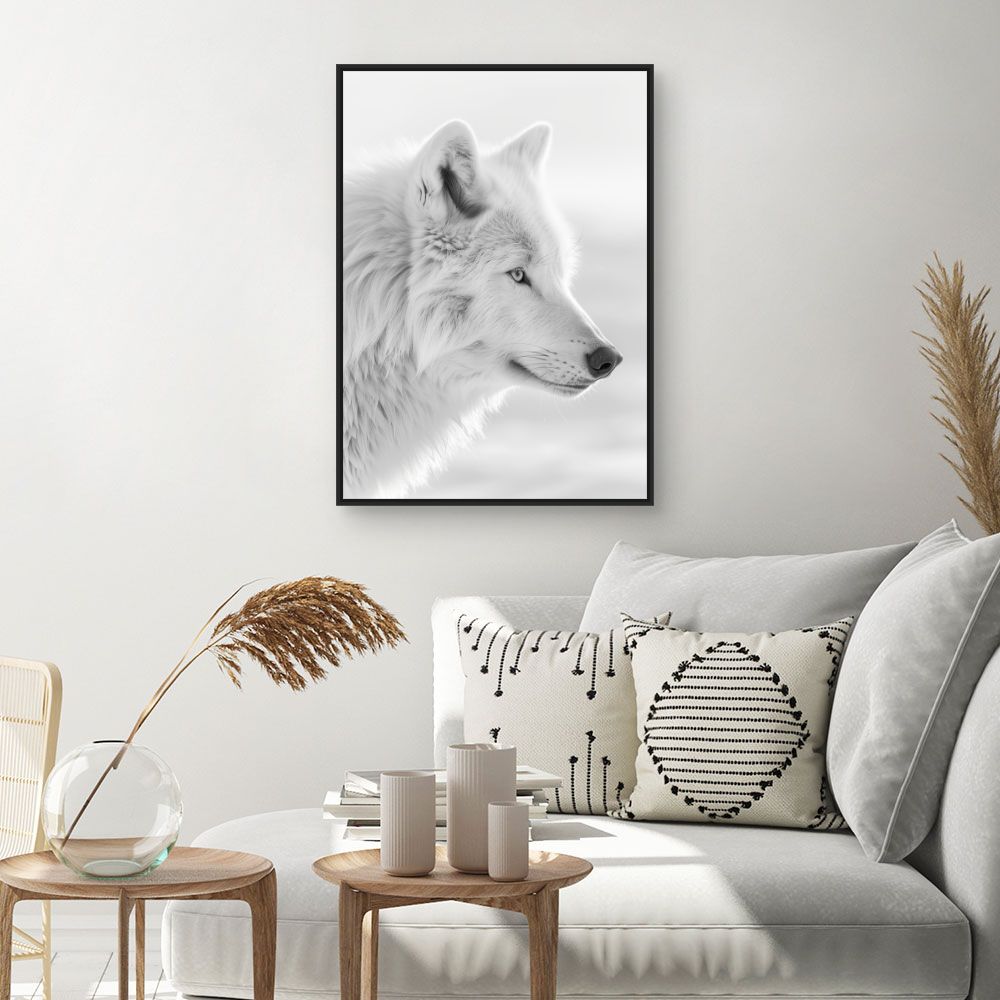 Tableau Loup majestueux