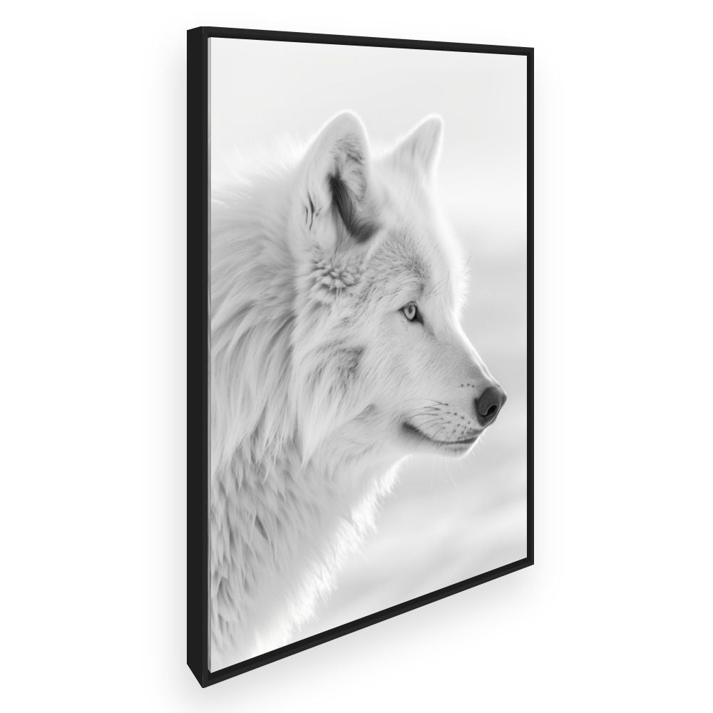 Toile Loup majestueux